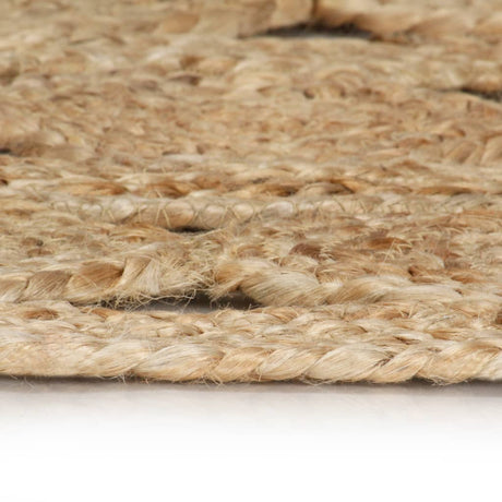 Vidaxl tapis à la main 180 cm Jute tressée