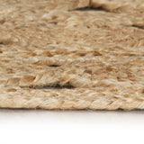 Vidaxl tapis à la main 240 cm Jute tressée