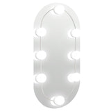Miroir Vidaxl avec éclairage LED 40x20 cm ovale