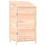 Vidaxl Garden Shed 55x52x112 cm Solid Pinewood