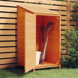 Vidaxl Garden Shed 55x52x112 cm solid tallbrun