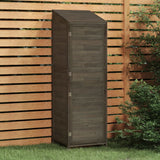 Vidaxl jardin hangar 55x52x174.5 cm Pine solide-bois anthracite -colored
