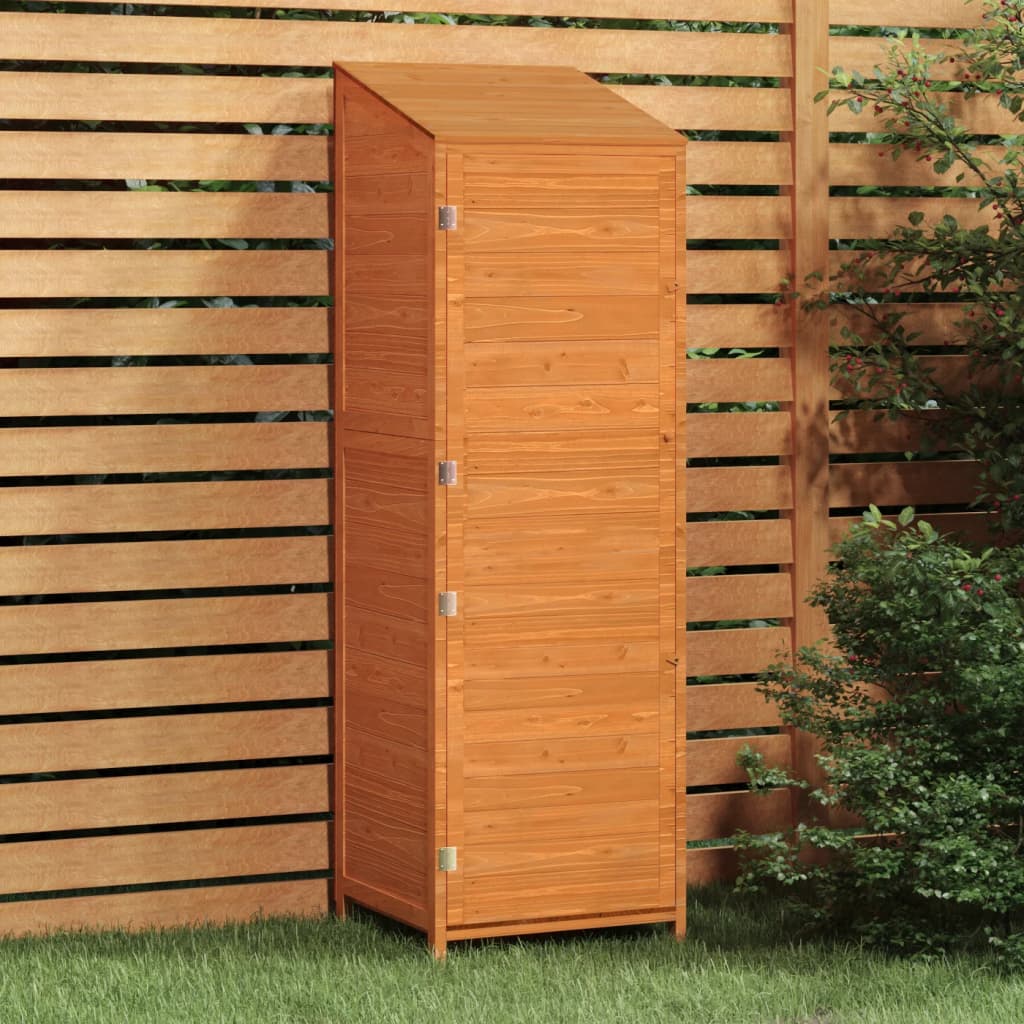 Vidaxl hangar de jardin 55x52x174,5 cm de pin massif brun