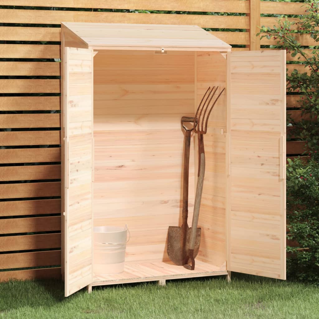 Vidaxl Garden Shed 102x52x174,5 cm Festkieferholz