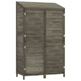 Vidaxl Garden Shed 102x52x174,5 cm Solid fyrretræ -træ Anthracite -farvet