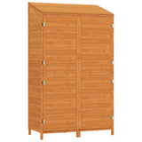 Vidaxl hangar de jardin 102x52x174,5 cm de pin massif brun