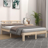 Vidaxl bedframe massief hout 120x190 cm