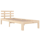 Vidaxl bedframe massief hout 90x200 cm