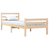 Vidaxl bedframe massief hout 90x200 cm