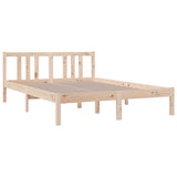 Vidaxl bedframe massief hout 135x190 cm double