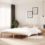 Vidaxl bedframe massief hout 180x200 cm super king size