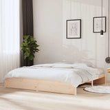 Vidaxl bedframe zonder matras massief hout 200x200 cm
