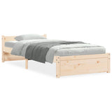 Vidaxl bedframe massief hout 75x190 cm