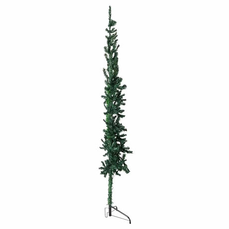 Vidaxl kunstkerstboom moitié avec un vert standard à 210 cm vert