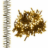 Vidaxl Light Garland Cluster avec 400 LEDS blanc chaud 7,4 M PVC