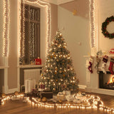 Vidaxl Light Garland Cluster avec 400 LEDS blanc chaud 7,4 M PVC