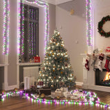 Vidaxl Light Garland Cluster con 400 LED pastel Multi -colorato 7,4 M PVC