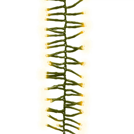 Vidaxl Light Garland Cluster avec 2000 LEDS blanc chaud 17 M PVC