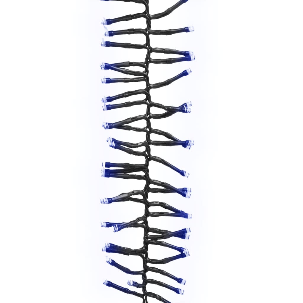 Vidaxl Light Garland Cluster avec 2000 LEDS Bleu 17 M PVC
