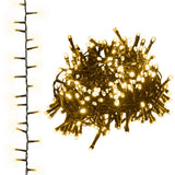 Vidaxl Garland Light Compact avec 1000 LEDS blanc chaud 25 M PVC