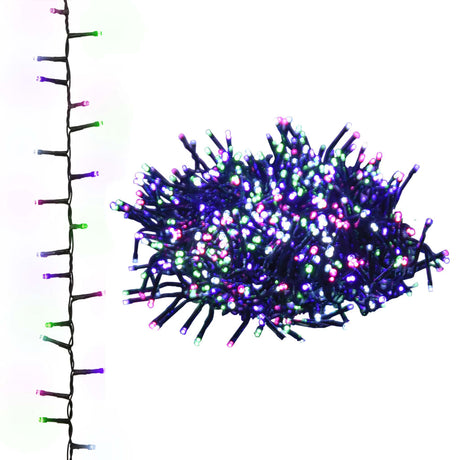 Vidaxl Garland Light compact avec 1000 LEDS pastel multicolore 25 M PVC