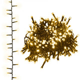 Vidaxl Garland Light Compact avec 2000 LEDS blanc chaud 45 M PVC
