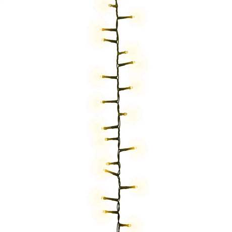 Vidaxl Garland Light Compact avec 2000 LEDS blanc chaud 45 M PVC