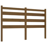 Vidaxl hoofdbord 186x4x100 cm massief grenenhout honingbruin