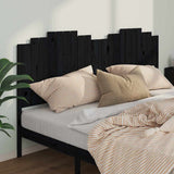 Vidaxl hoofdbord 206x4x110 cm massief grenenhout zwart