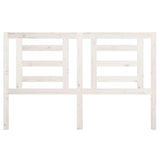 Vidaxl hoofdbord 156x4x100 cm massief grenenhout wit
