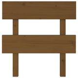 Vidaxl hoofdbord 93,5x3x81 cm massief grenenhout honingbruin
