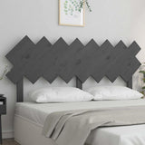 Vidaxl hoofdbord 159,5x3x80,5 cm massief grenenhout grijs