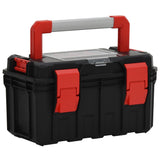 Vidaxl Toolbox 45x28x26,5 cm černá a červená