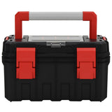 Vidaxl Toolbox 45x28x26,5 cm noir et rouge