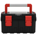 Vidaxl Toolbox 45x28x26,5 cm černá a červená