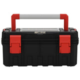 Vidaxl Toolbox 55x28x26.5 cm czarno -czerwony