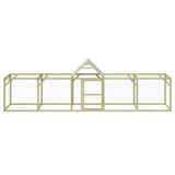 Vidaxl Chicken Coop 500x100x150 cm Pine solide imprégnée