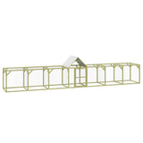 Vidaxl Chicken Coop 700x100x150 cm Pine solide imprégnée