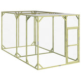Vidaxl Chicken Coop 200x400x200 cm Pine solide imprégnée
