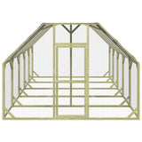 Vidaxl Chicken Coop 268x500x190 cm Pine solide imprégnée