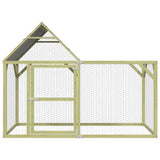 Vidaxl Chicken Coop 200x100x150 cm Pine solide imprégnée