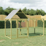 Vidaxl Chicken Coop 200x100x150 cm Pine solide imprégnée