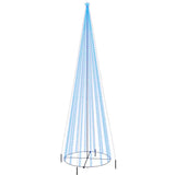 Vidaxl Kegelkerstboom 1134 LEDS BLUE 230X800 CM