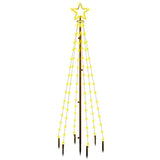 Vidaxl Christmas Tree avec broche terrestre 108 LEDS blanc chaud 180 cm