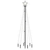 Vidaxl Christmas Tree avec broche au sol 108 LEDS multi-colorants 180 cm