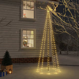 Vidaxl Christmas Tree avec broche de sol 310 LEDS blanc chaud 300 cm