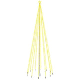 Vidaxl Christmas Tree avec broche de sol 732 LEDS blanc chaud 500 cm