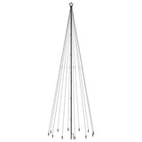 Vidaxl Christmas Tree avec broche de sol 732 LEDS blanc chaud 500 cm