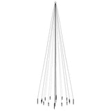 Arbre de Noël Vidaxl avec broche au sol 1134 LEDS multi-colorants 800 cm