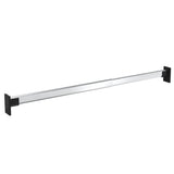 VidaXL tringles à vêtements 2 pcs télescopiques 58-100 cm couleur argent